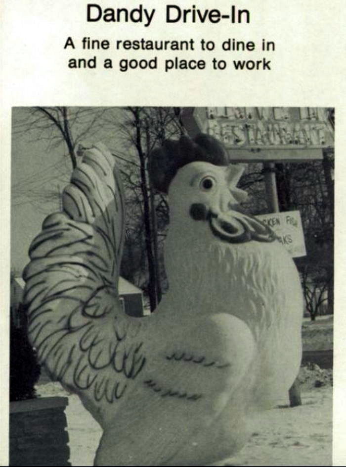 Tonys (Dandy Drive-In) - From St Louis High School Yearbook 1960S